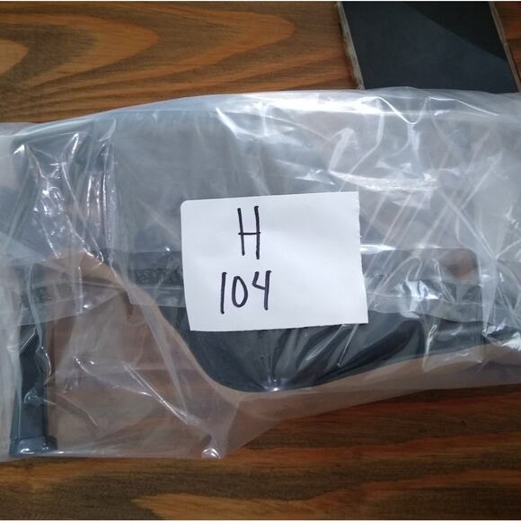 [H104] Pretty Little Thing Black Square Heels, Size 8 - Picture 7 of 7